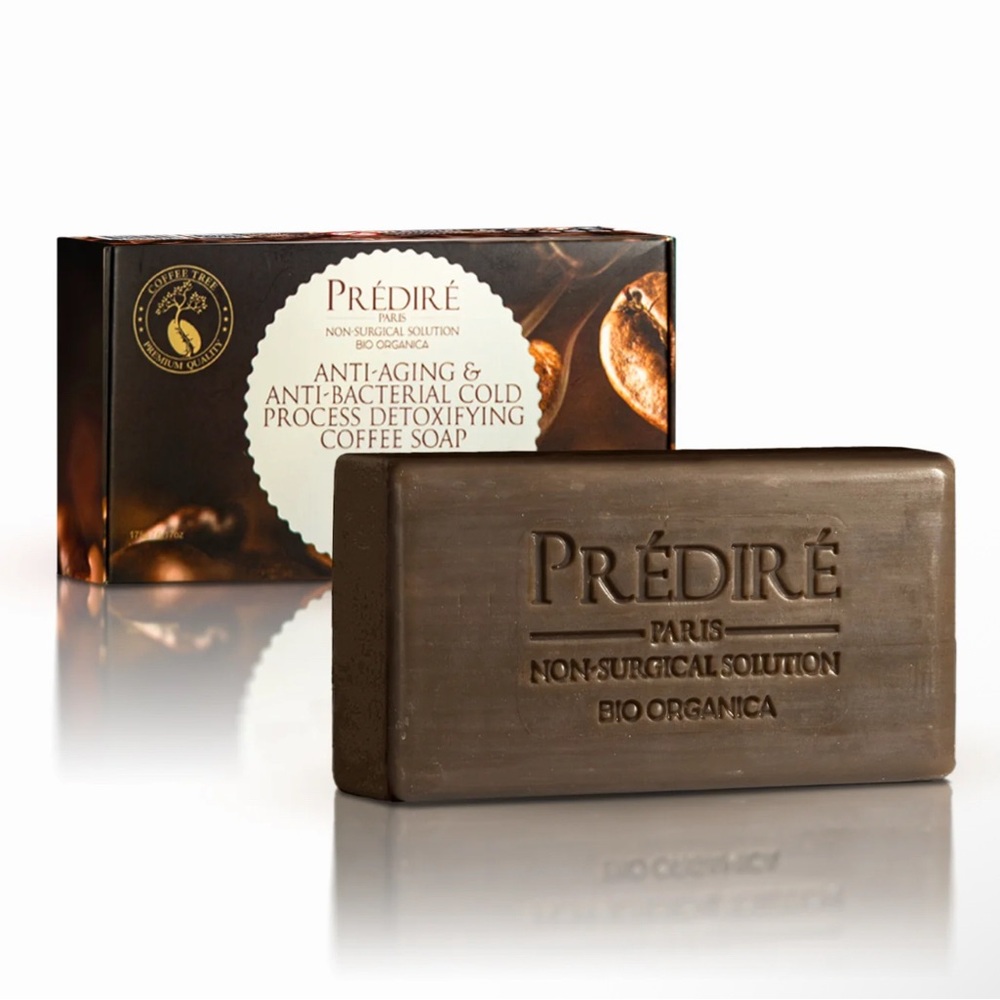 Predire Paris anti-aging and antibacterial processed detoxifying coffee soap